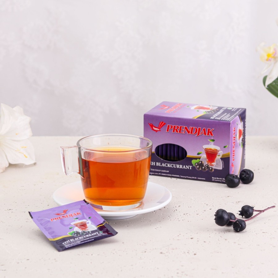 

[oddsolshop] pekanbaru/Prendjak The Blackcurrant Flavor Tea 50GR / Kismis Hitam / Teh Celup