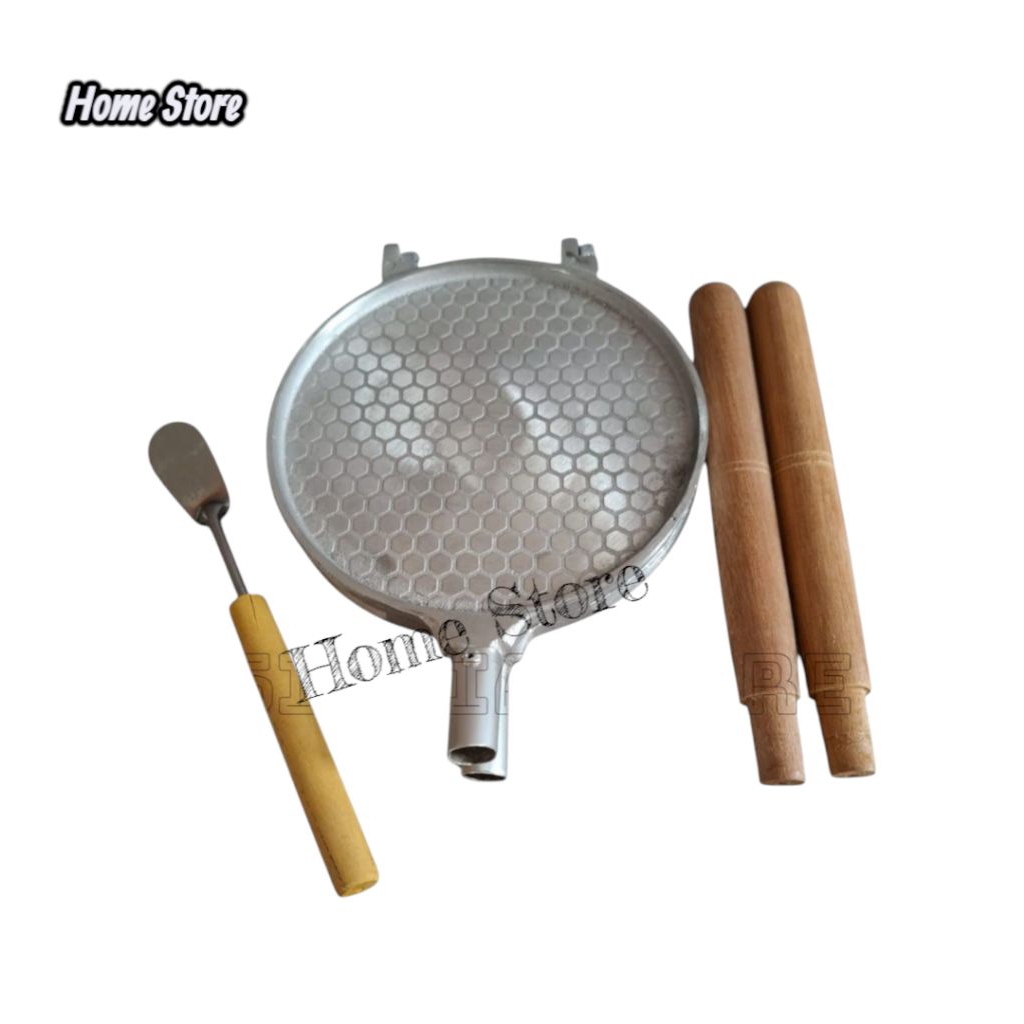 Cetakan Kue Egg Roll Semprong Opak Gambir Bulat Sarang Lebah.