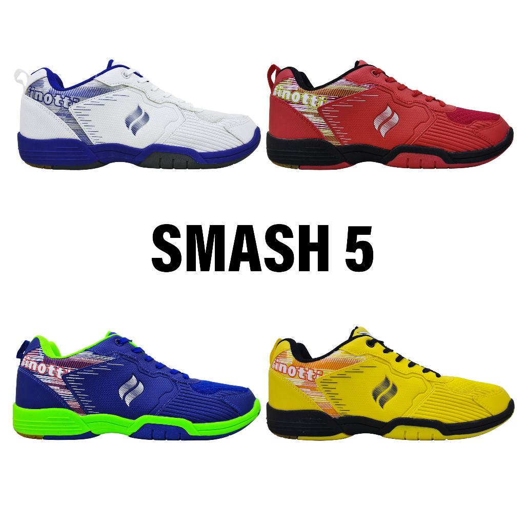 Promo Terbaru Sepatu Badminton / Bulu Tangkis Finotti Smash 1 2 3 5