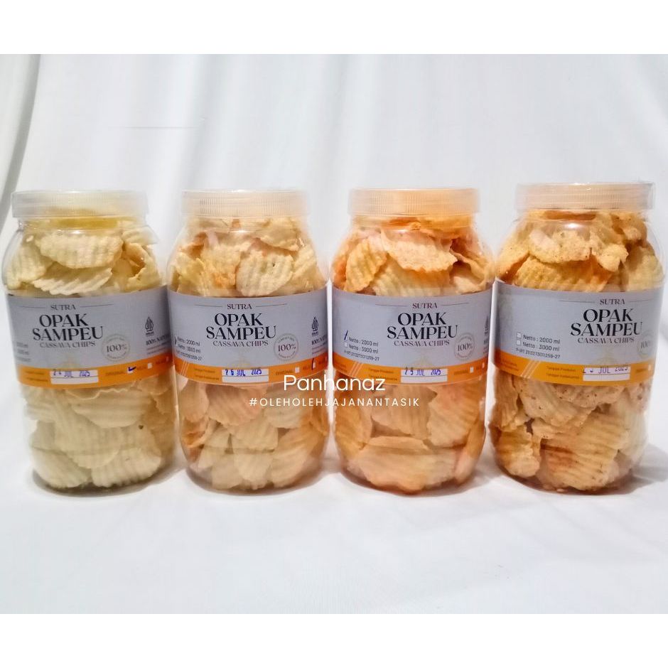 

Opak Sampeu Sutra Casavana Chips - Opak Sampeu Sutra (2000ml) - Opak Singkong Koin