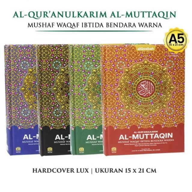 Mushaf Alquran non terjemah Al Muttaqin Alqosbah A5 - HC Original Premium - Hafalan - Cet Lama Origi