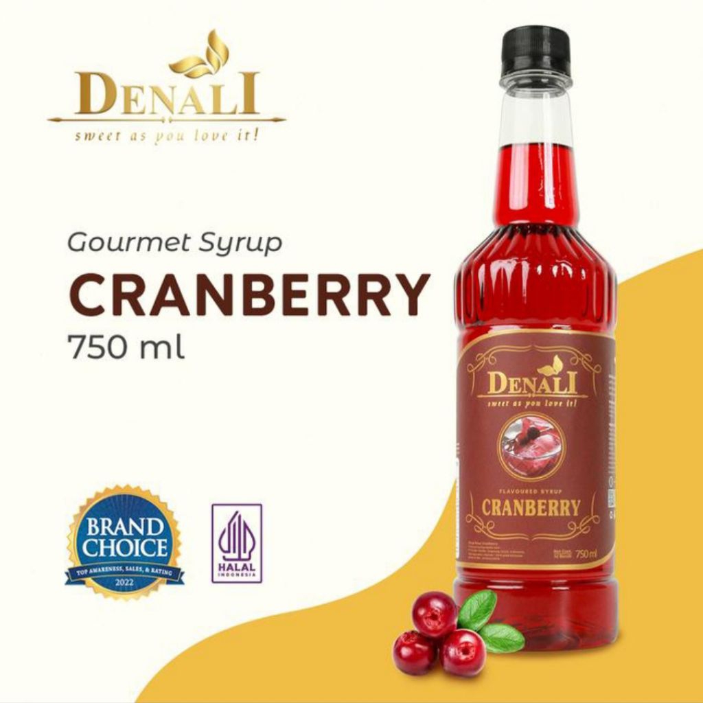 

DENALI SYRUP CRANBERRY 750 ml