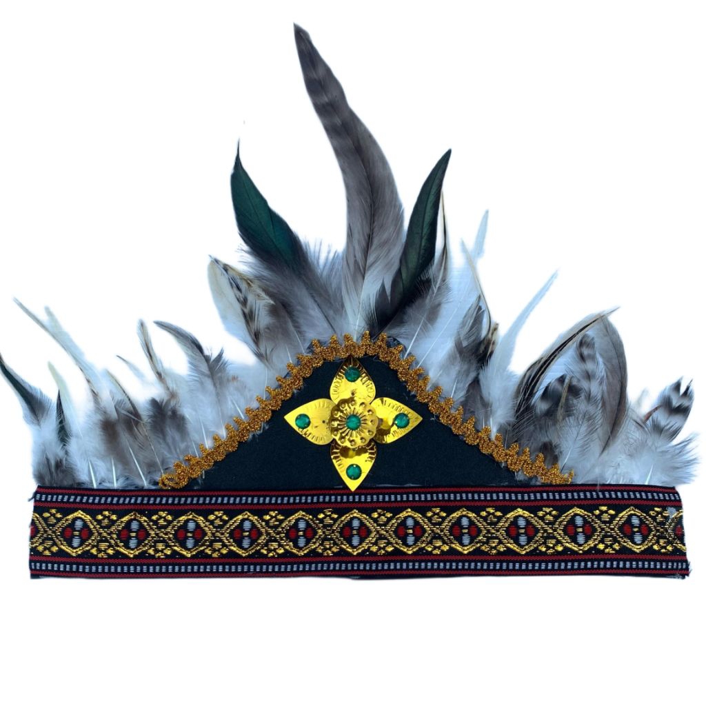 mahkota adat dayak mahkota tari tradisional dayak mahkota karnaval