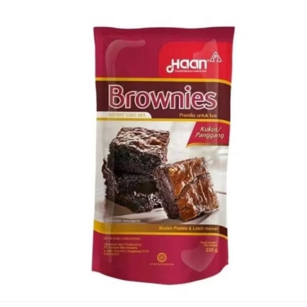 

BROWNIES HAAN POUCH 230 GR