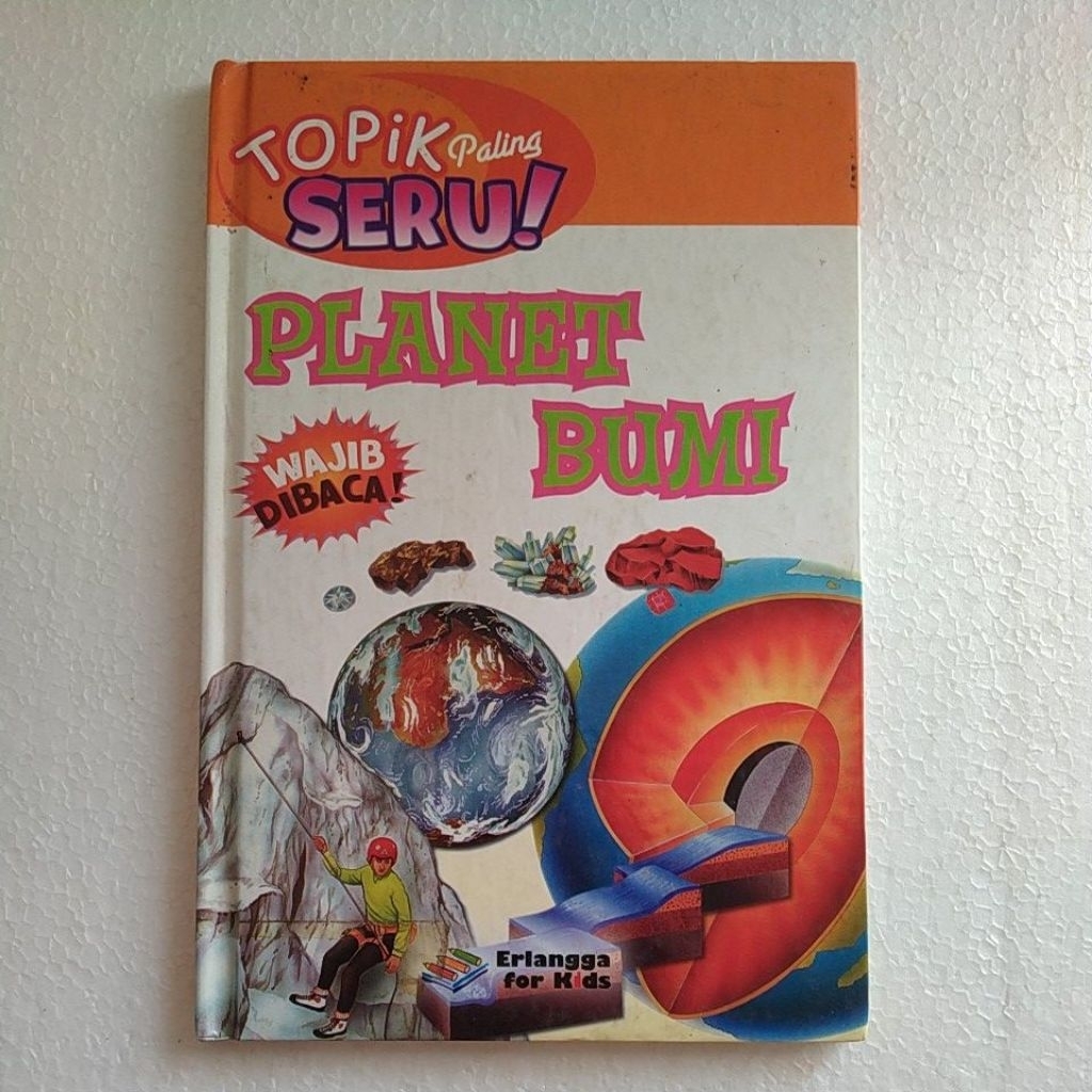 Buku Original PLANET BUMI Topik Paling Seru By Erlangga for kids