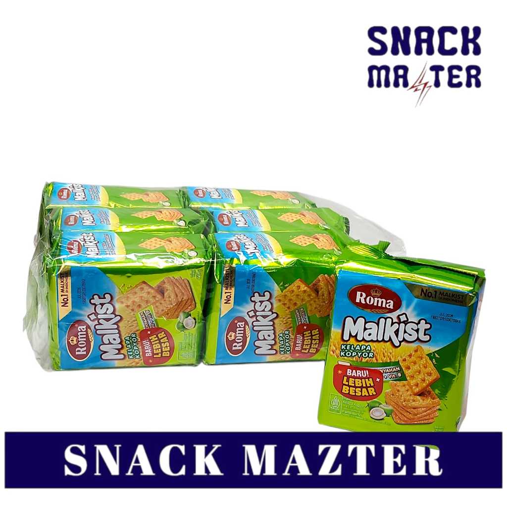 

Roma Malkist Kelapa Kopyor BAG - Netto 200 gr x 6 pack