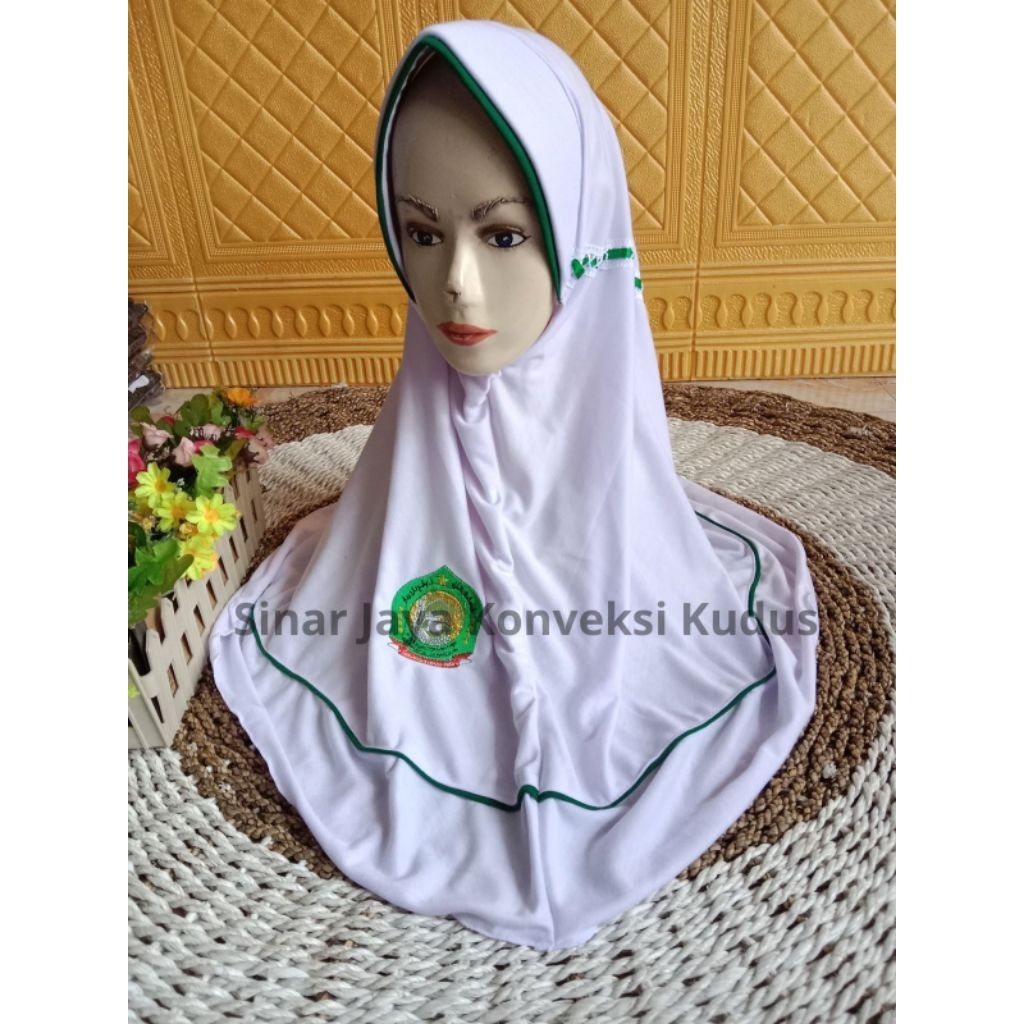 Jilbab Sekolah Custom Logo, Jilbab Bergo