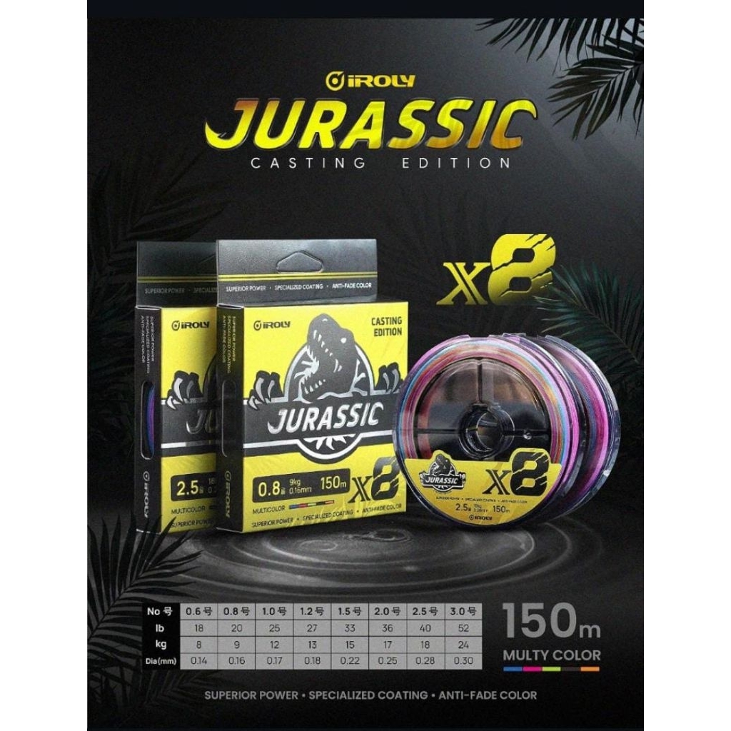 SENAR PE IROLY JURASSIC 150M