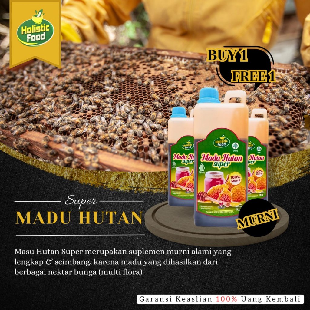 

Madu Hutan Super 1000g Madu Asli Hutan Liar Menjaga Kesehatan
