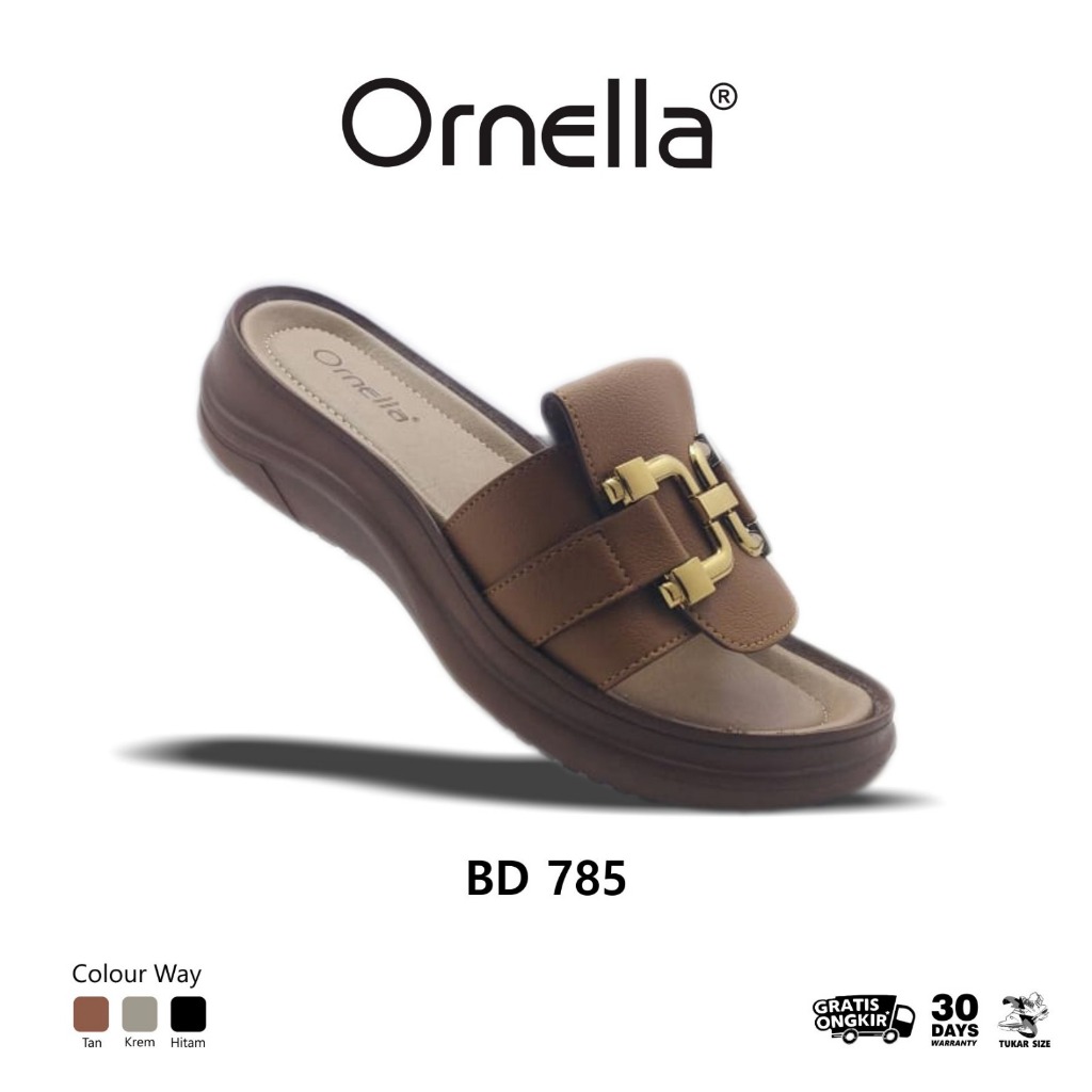 Ornella BD 785 Sandal Slip On Wanita