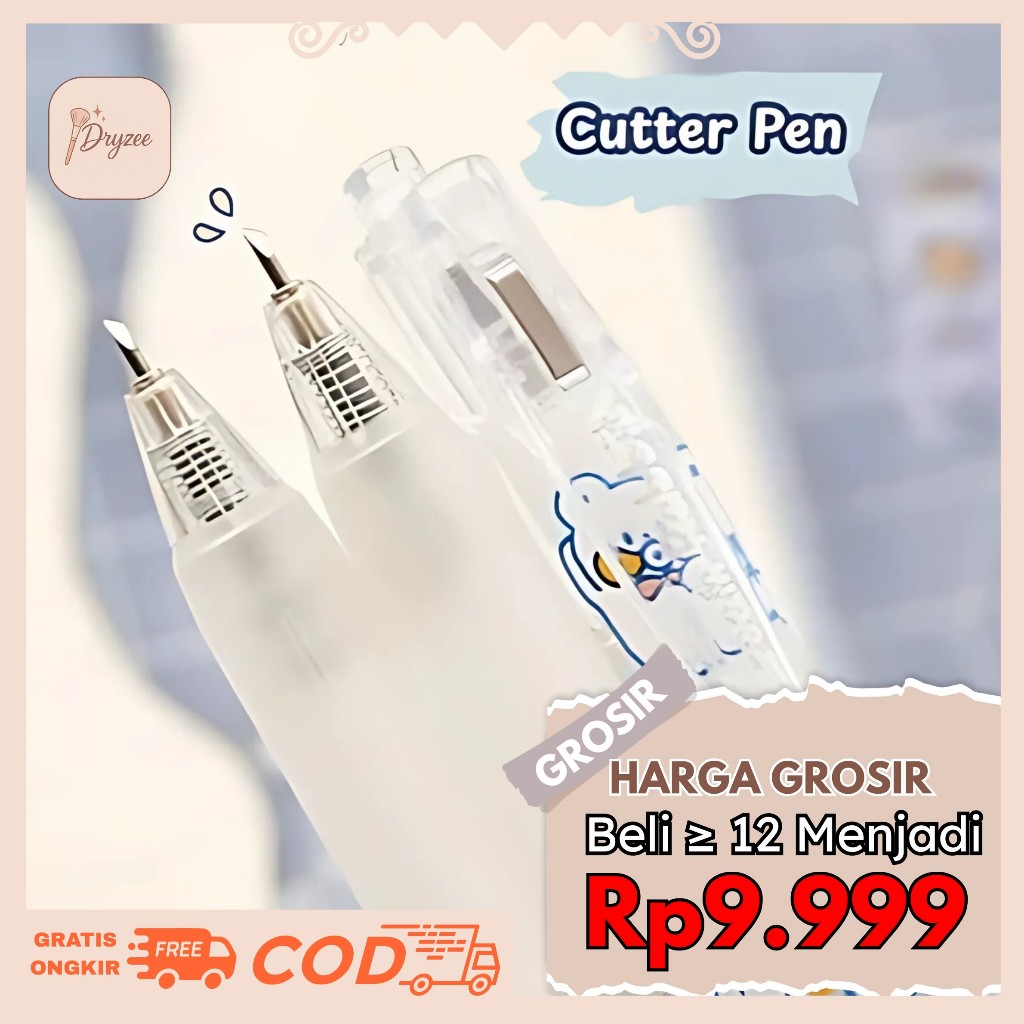 

Pen Cutter Pemotong Kertas Aesthetic Pisau ukir Lucu Pen Knife Pisau Pulpen Ukir Kertas DIY TLD36