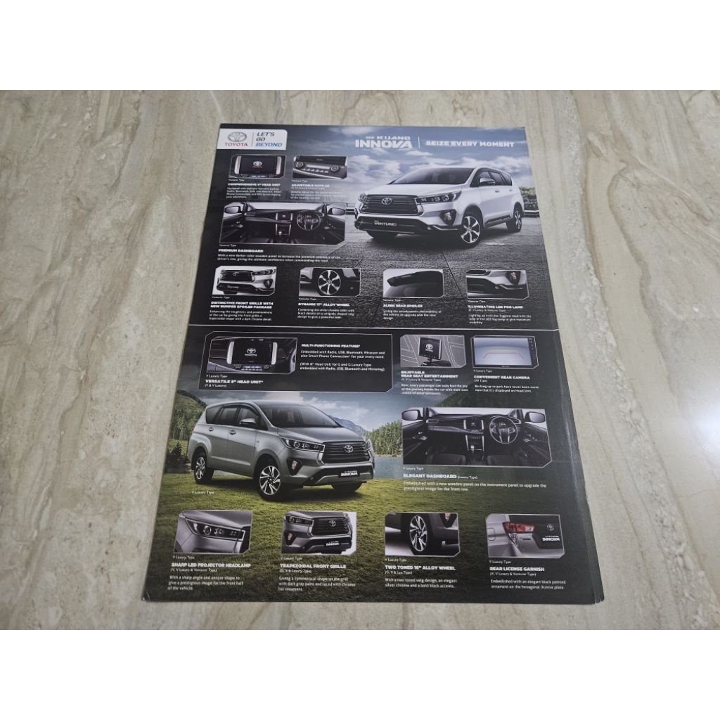 brosur katalog mobil toyota kijang innova 2020 flyer