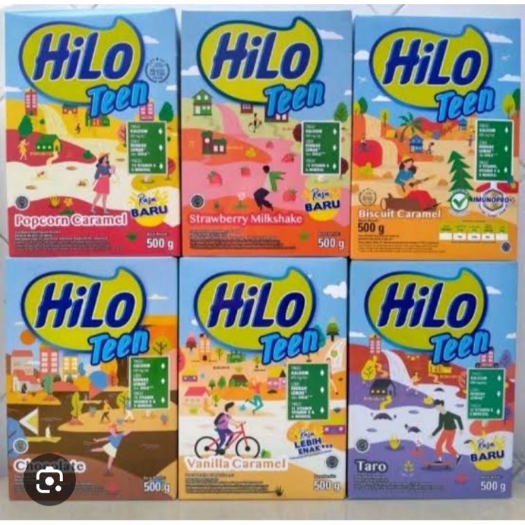 

Hilo teen all variant 500gr(susu tinggi kalsium & protein usia remaja)