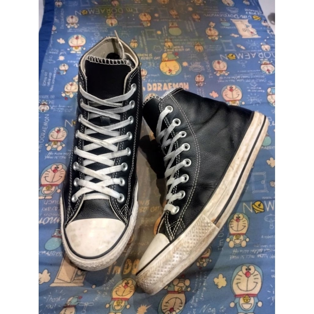 CONVERSE CT BLACK WHITE LEATHER
