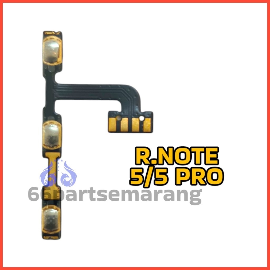 Flexible Flexibel Tombol Luar Power On Off Volume Redmi Note 5 / Note 5 Pro Copotan Cabutan Bekas