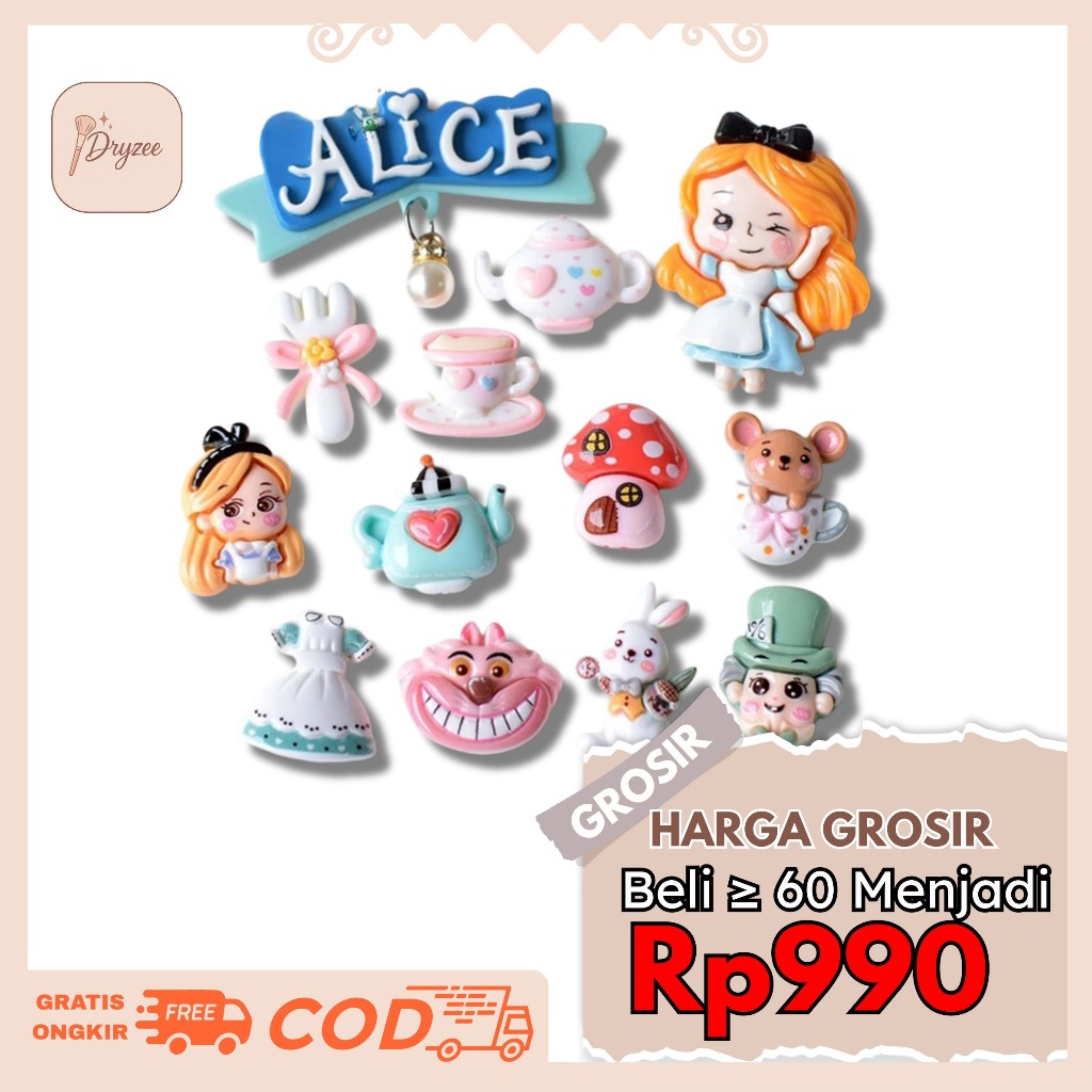 

PG Stiker 3D Cartoon Alice Untuk Case HP Botol Cocok Untuk Souvenir Aksesoris DIY Manik Lucu 3D-012