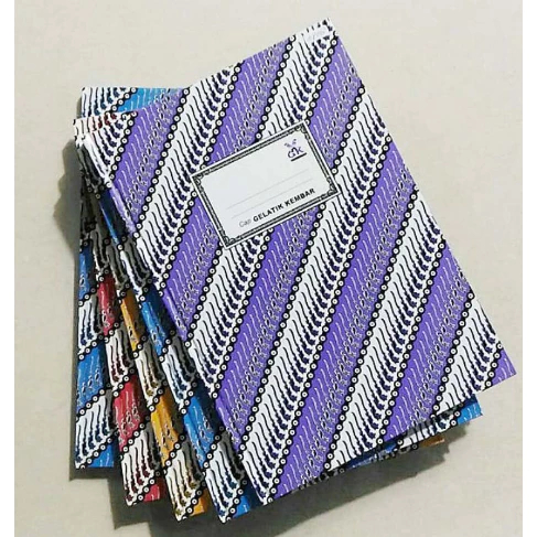 

50 Lembar - Buku Batik FOLIO F4 Gelatik Kembar / Buku Gelatik Isi 50