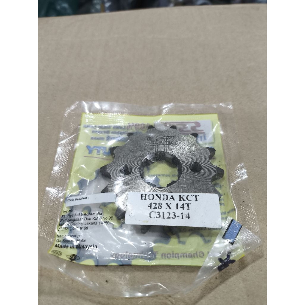Gear Depan SSS 415 428 original pnp Honda verza megapro CBR 150 / CB 150 R / Tiger Ready ukuran 13T 