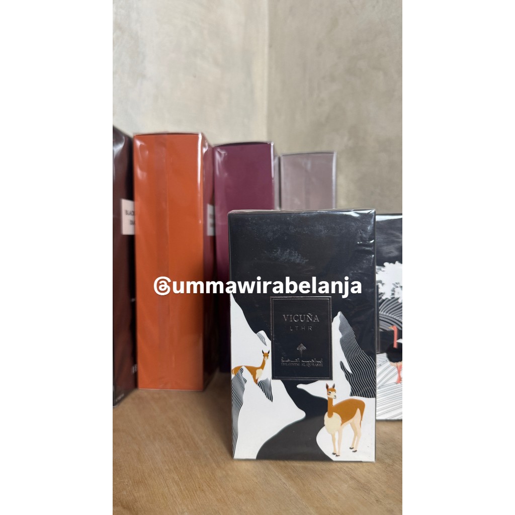 Parfum Ibrahim Al Qurashi LTHR Original Saudi - Varian Massai, Manta, Vicuna