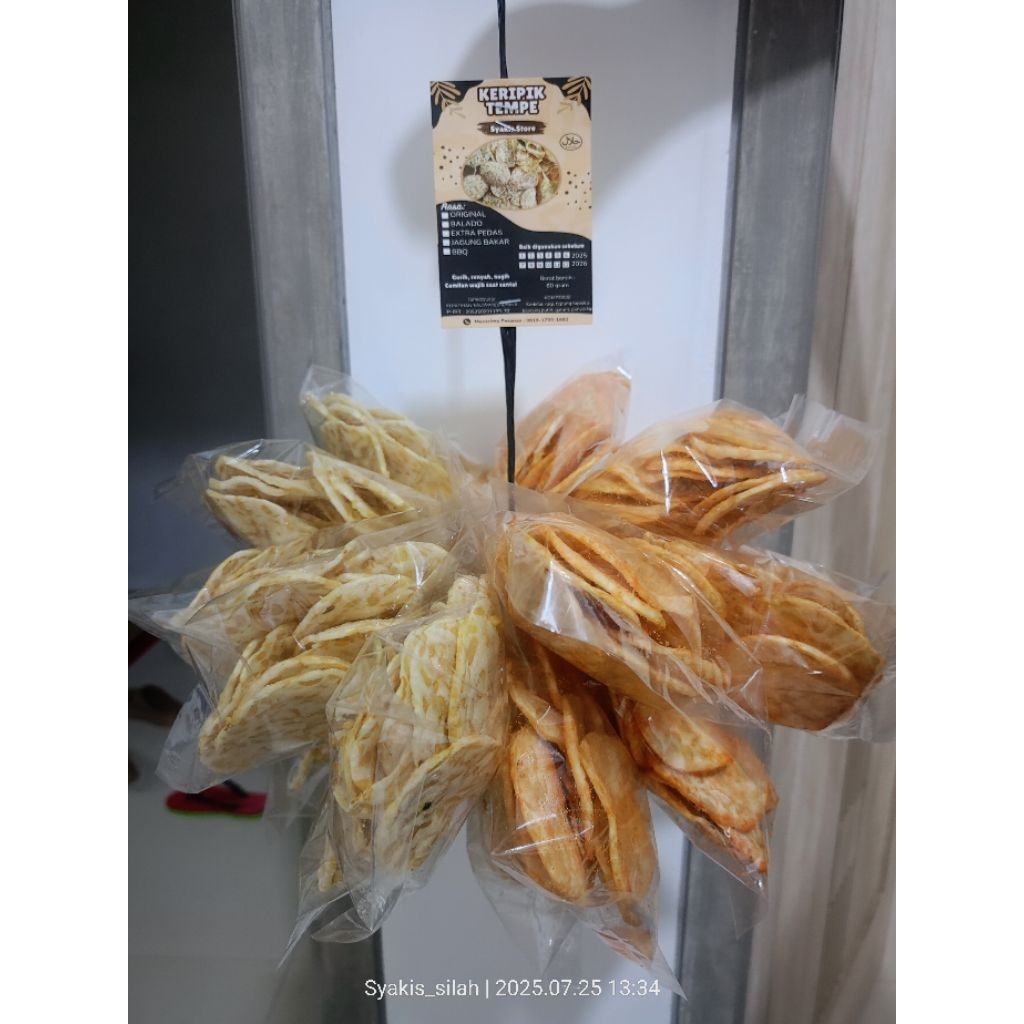 

keripik tempe 30 gram (300gram) 10pcs