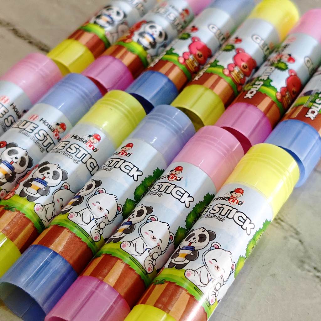 

SATUAN ( 1 BIJI x 10 Gram ) Glue Stick Lem Stik Animasi Fancy Kecil 10Gram
