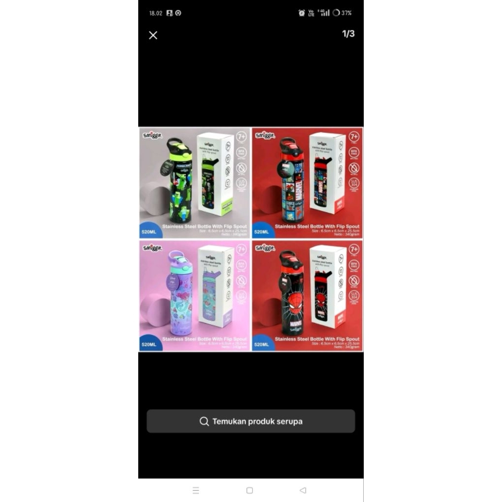 Termos smiggle stainless steel Minecraft