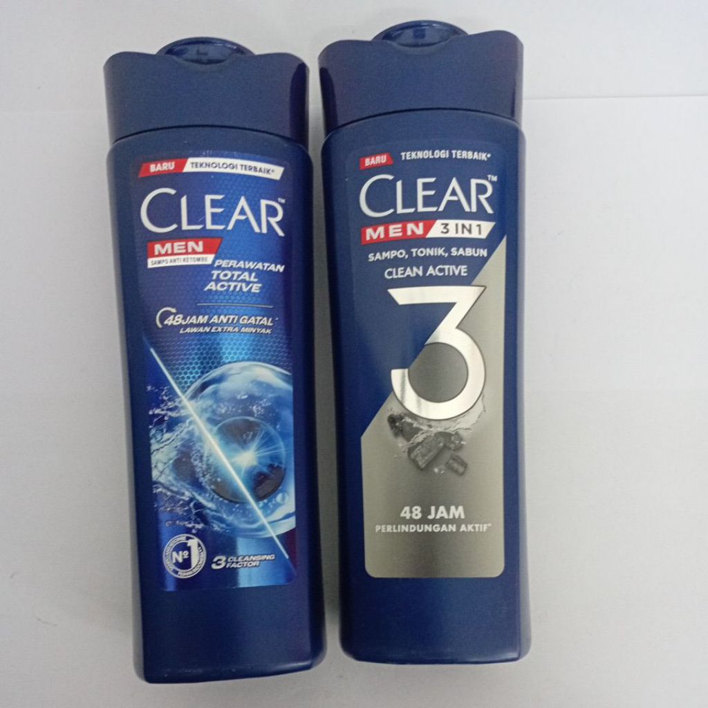 Clear Men - Shampoo Perawatan Total Active, Clean Active 3in1