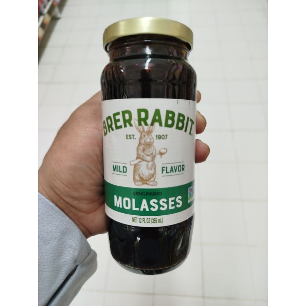 

BRER RABBIT MOLASSES LIGHT 12FLOZ / 355 ML