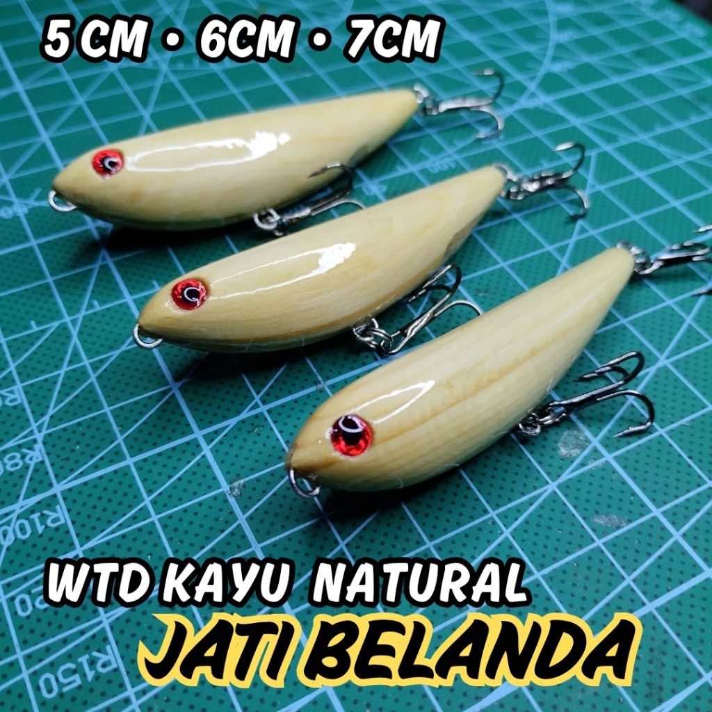 UMPAN HAMPALA LURE CASTING HAMPALA WTD CLASSIC KAYU