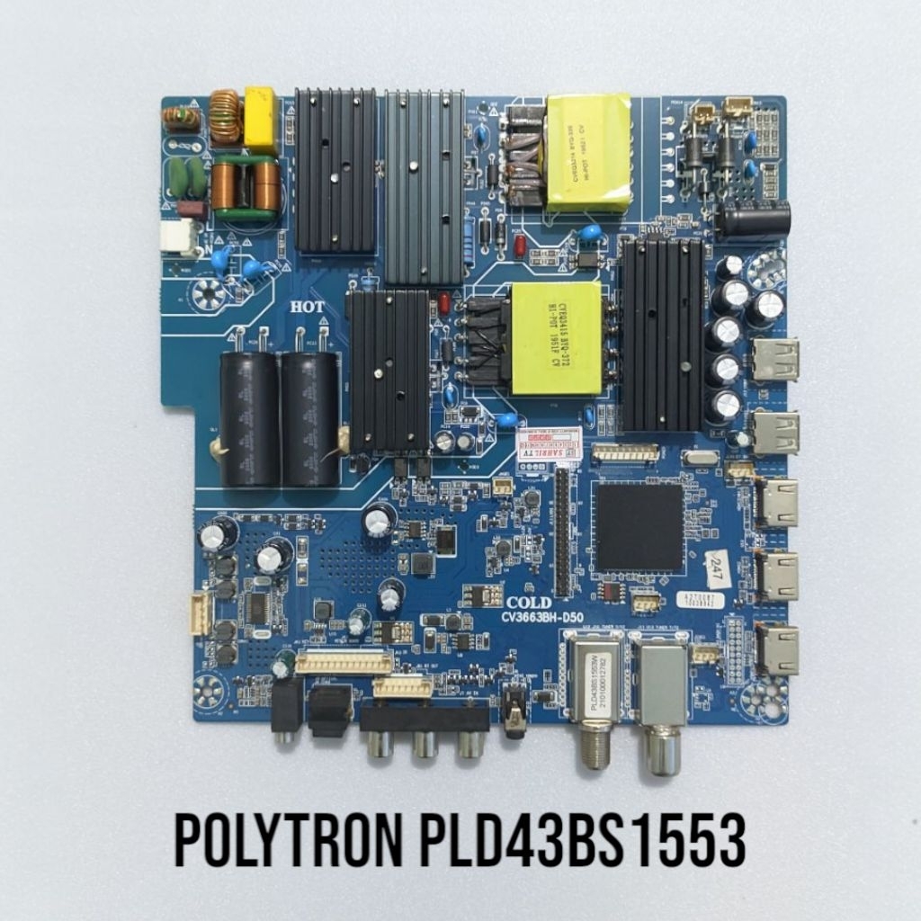Mb tv mainboard tv POLYTRON PLD43BS1553