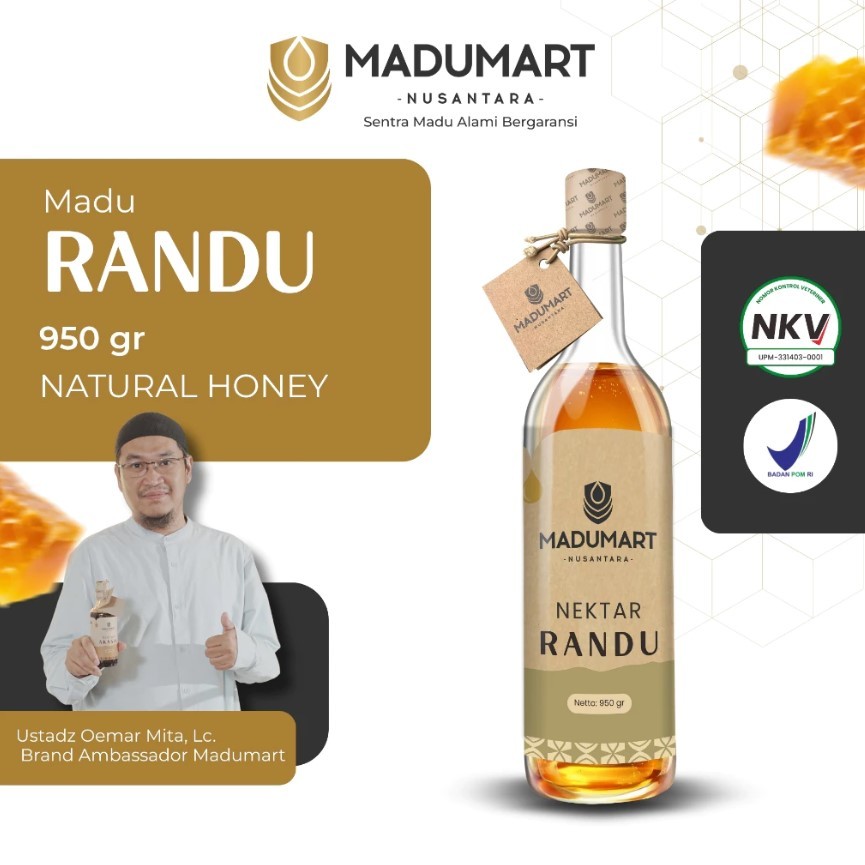 

Madu Randu Asli Murni Bersanad Madumart Bergaransi