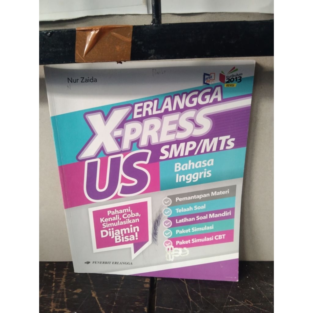 original bekas UN Express untuk bahasa Inggris untuk SMP kelas 9