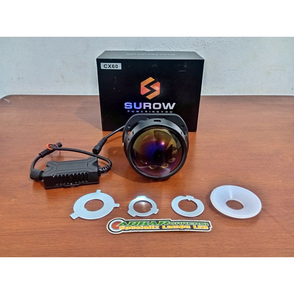 LAMPU LED HEADLAMP SUROW CX60 2,5INC SUPER TERANG