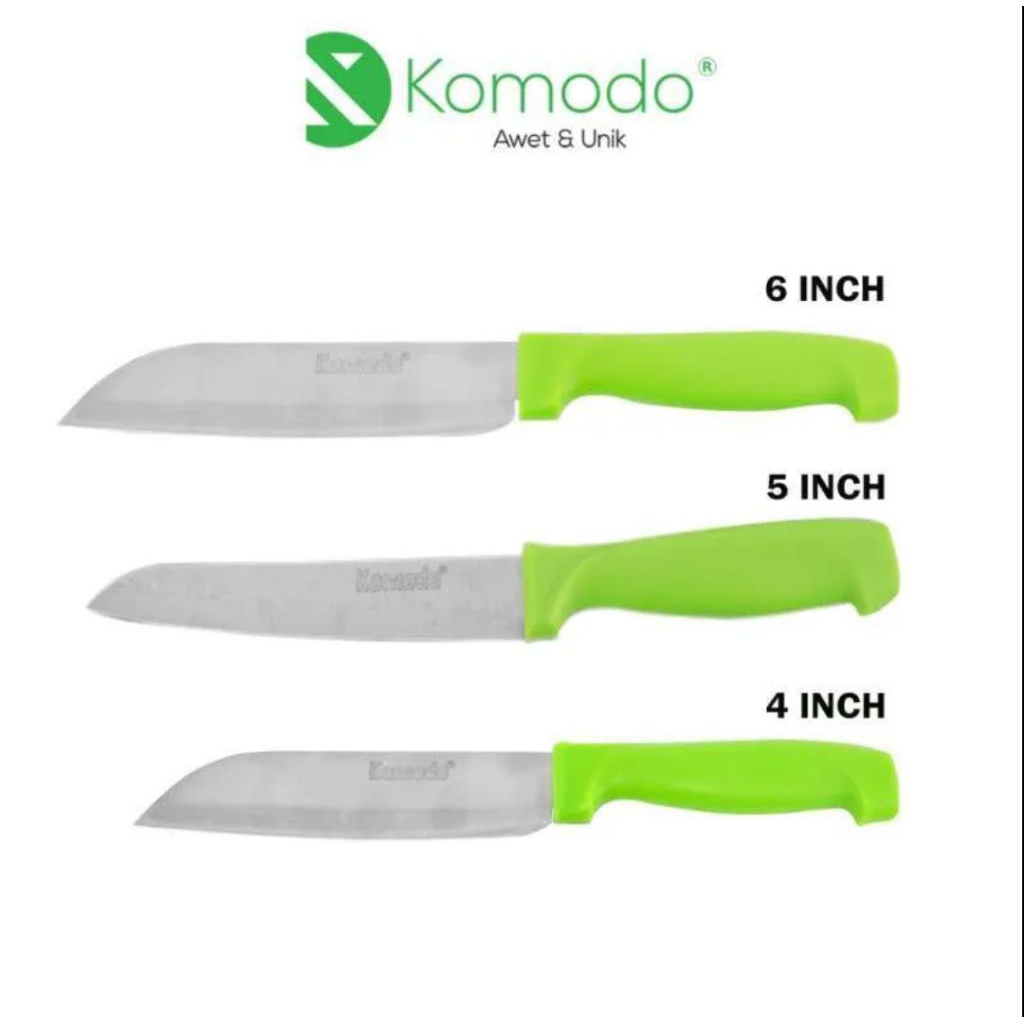 Pisau Komodo Sakura/ Pisau Stainless Komodo Sakura 4 5 dan 6 inch/ Pisau Dapur Komodo Sakura