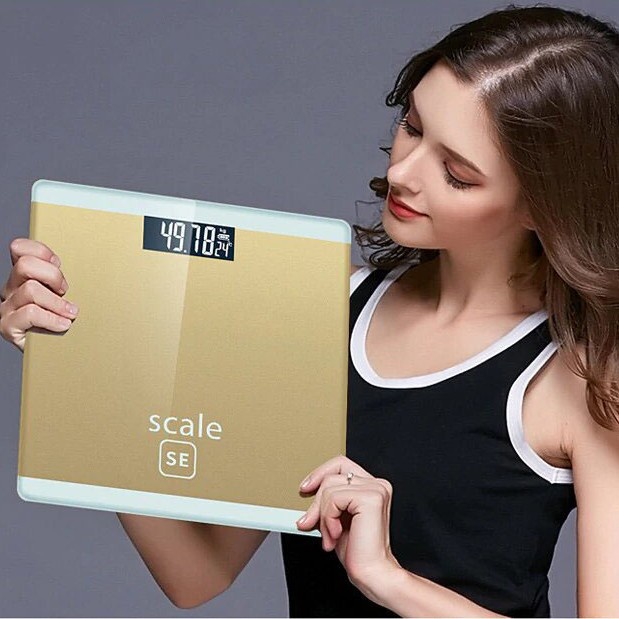 Timbangan Badan Digital Polos LED - Timbangan Berat Badan