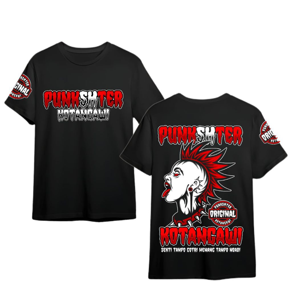 KAOS PUNKSTER NGAWI — GARIS KERAS DARI TANAH PERLAWANAN//kaos punkster ngawi//kaos psht ngawi//kaos 