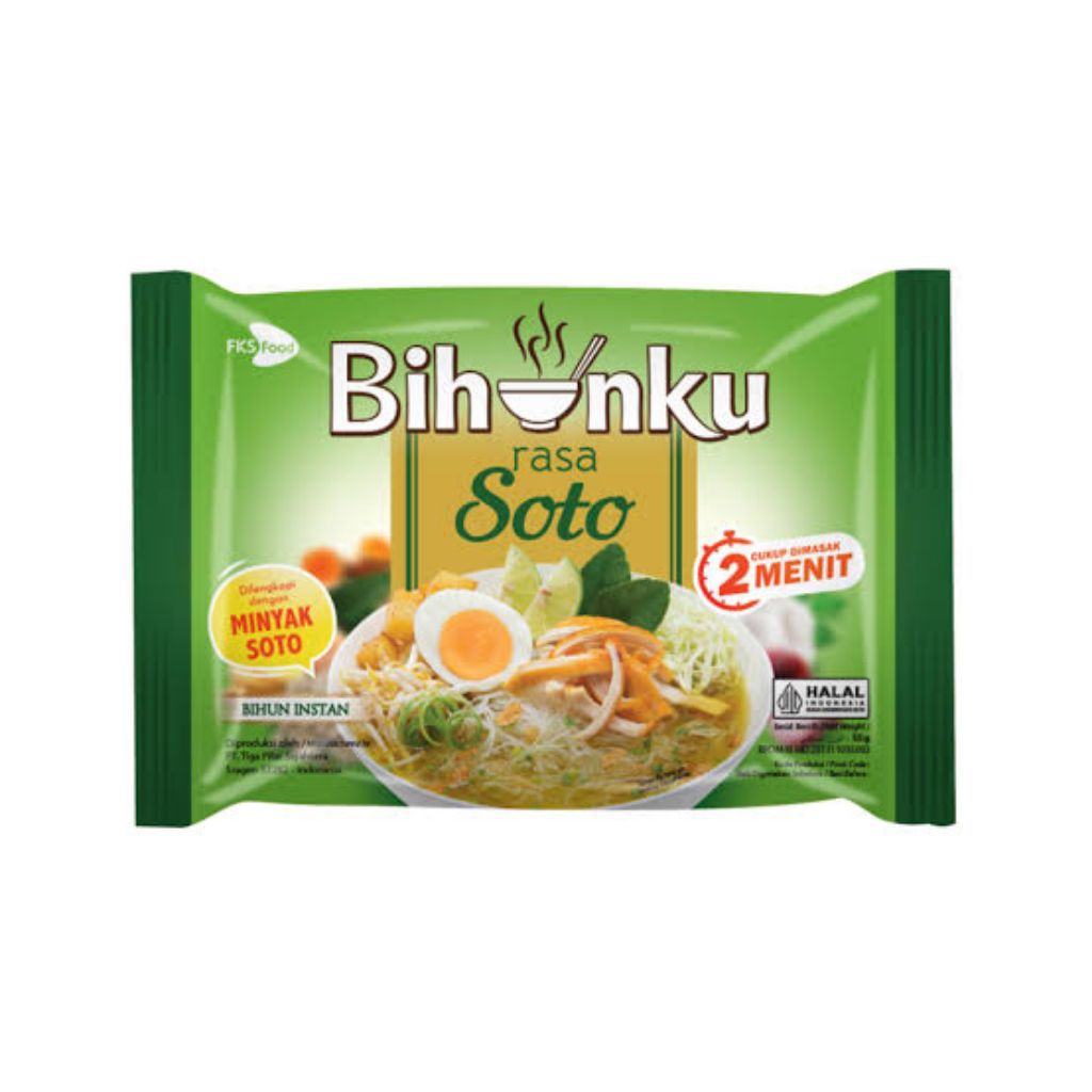 

Bihunku Bihun Instan Soto Spesial 55 gram