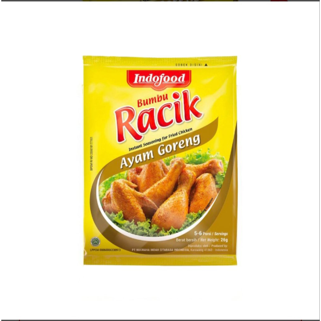 

Racik Bumbu Instan - Ayam Goreng 25 gram