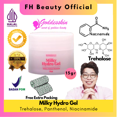 Goddeskin - Moisturizer Goddesskin Milky Hydro Gel 15gr Klinik Athena dr. Richard Lee FH Beauty