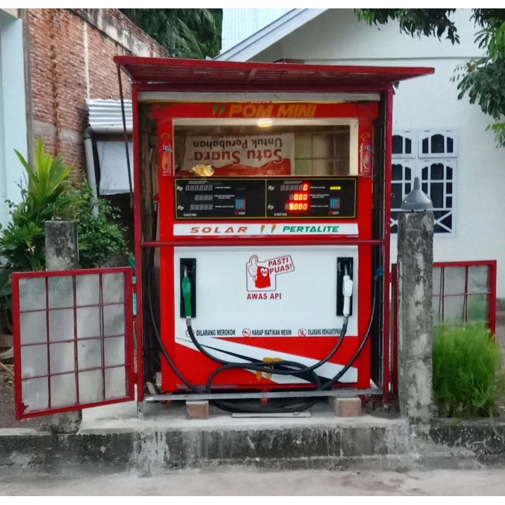 [second] pommini digital 2 nozzle kondisi bagus ACEH pom mini 2 nozel