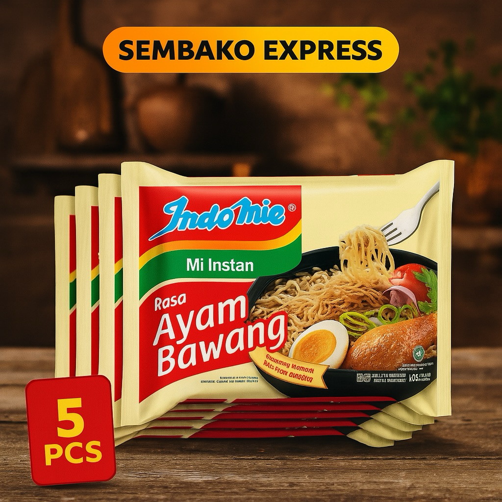 

Indomie Kuah Ayam Bawang - 5 Bungkus | Mi Kuah Gurih & Nikmat