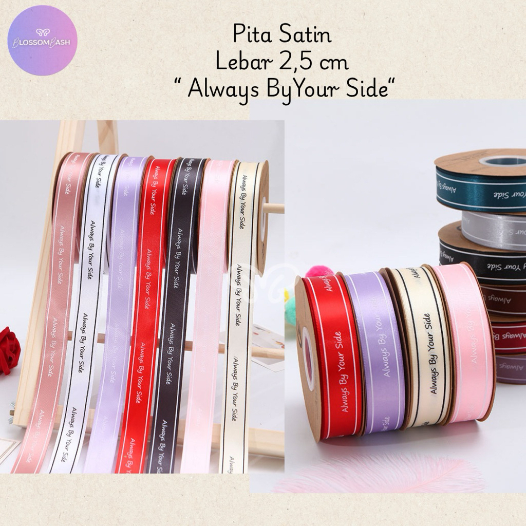 

[ Per Roll ] Pita Satin always By Your Side / Ribbon