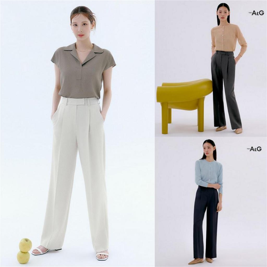 Mode Republic - Wrinkle Free Wide Pants - Business Casual Pant - Celana Panjang Kulot Wanita Branded