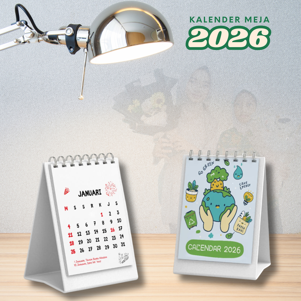

KALENDER MEJA KANTOR 2026 | KALENDER MEJA SEKOLAH 2026