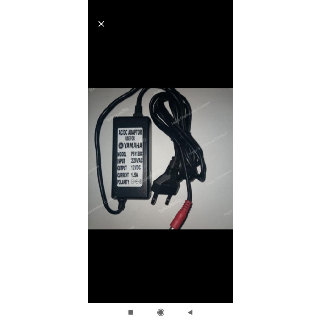 adaptor yamaha psr340/350/450/630