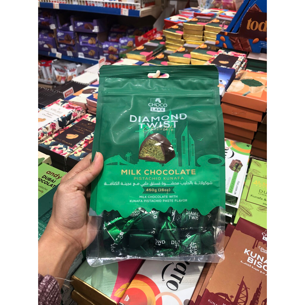 

coklat pistachio dubai choco lake