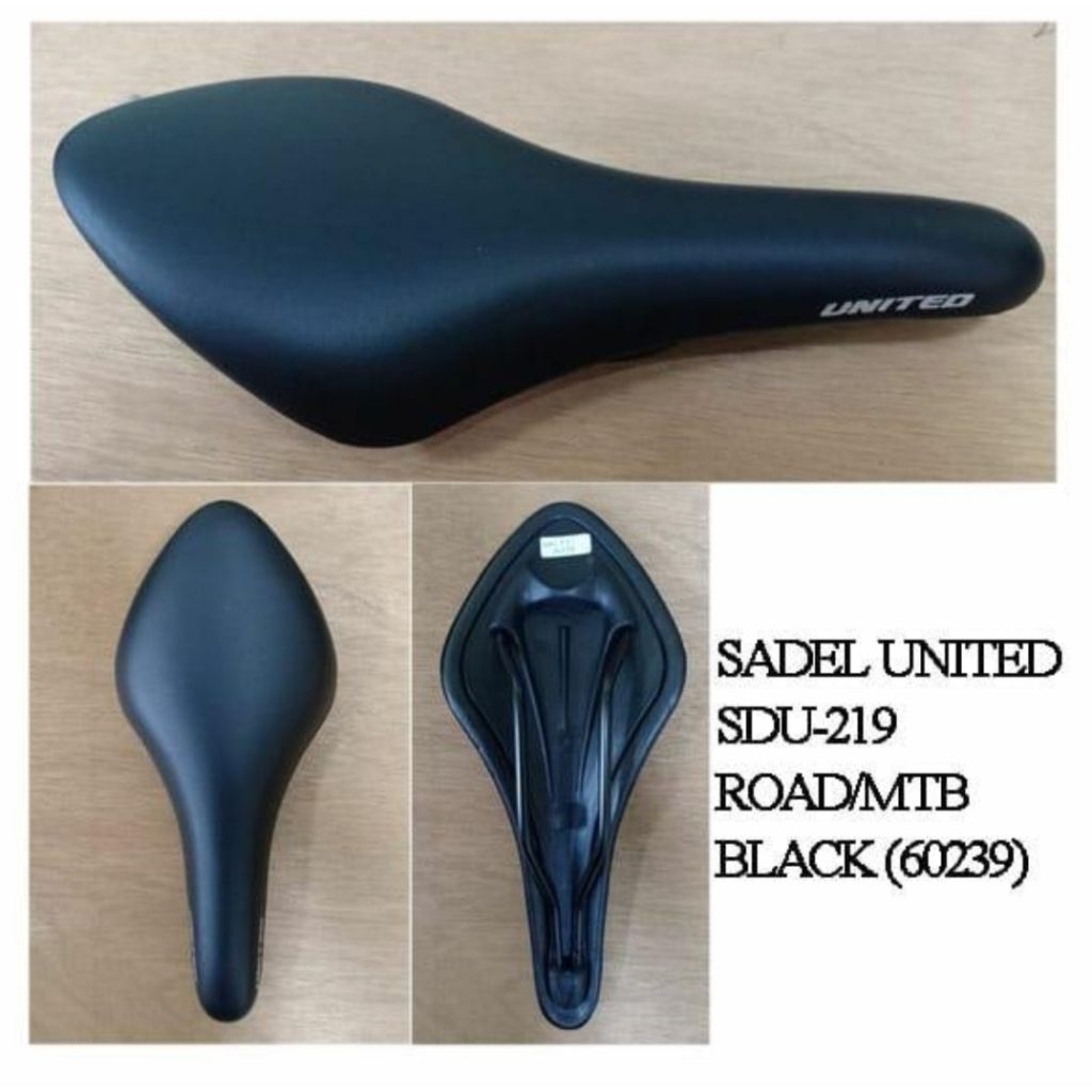 jok sadel united SDU 219 semi gel ramping sepeda balap roadbike fixie