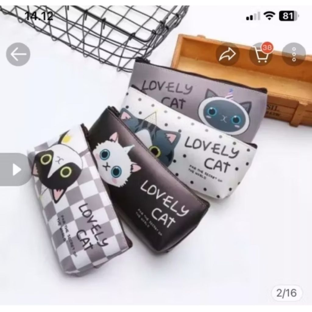 

Tepak Pensil Karakter Kucing