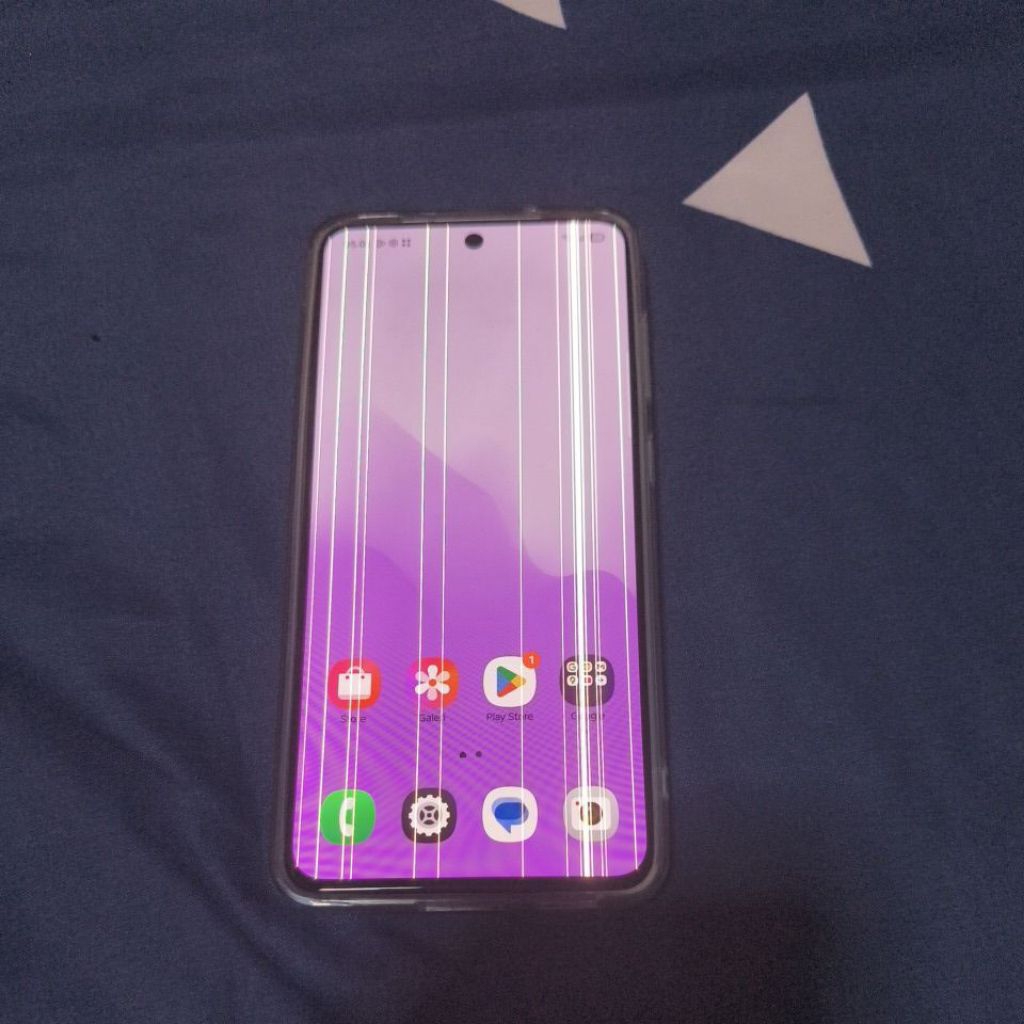 lcd original samsung s21 fe minus garis