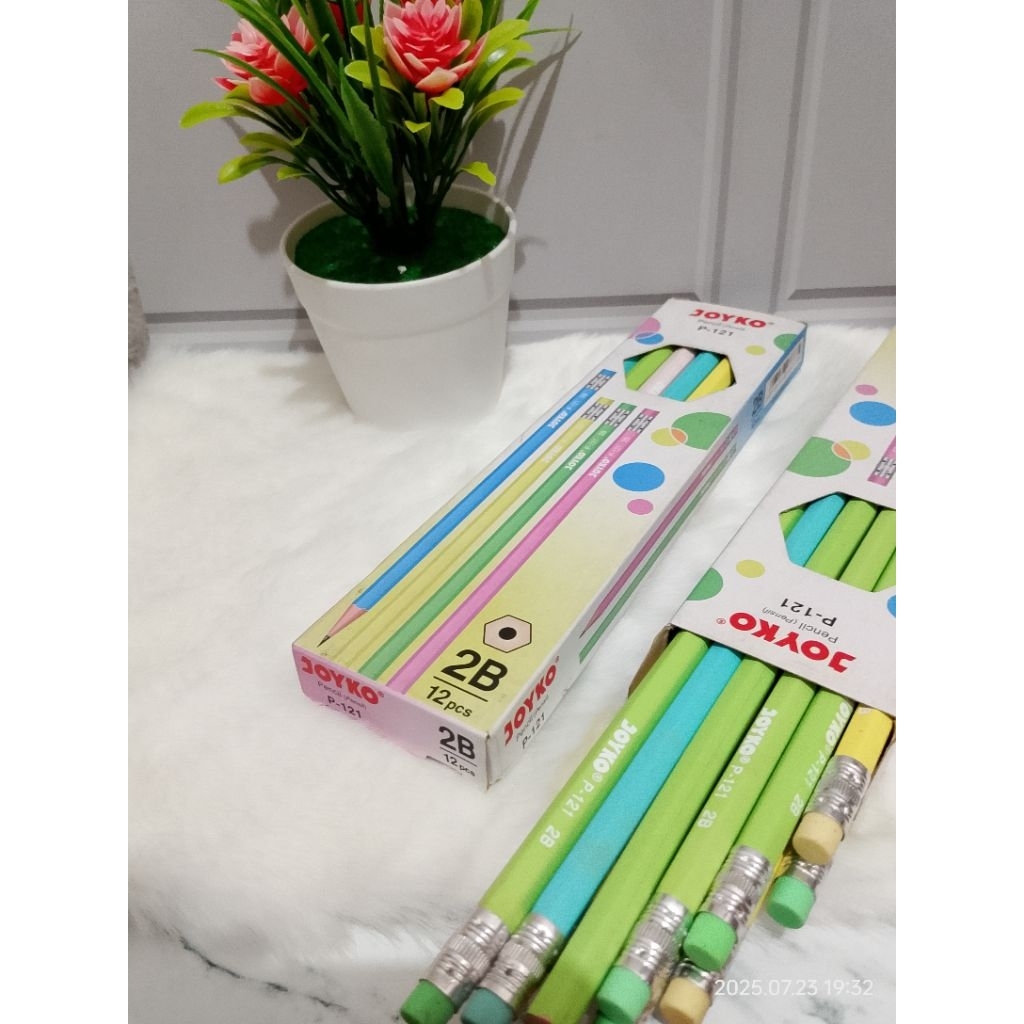 

HABISIN STOK - PENSIL 2B JOYKO PASTEL ISI 12